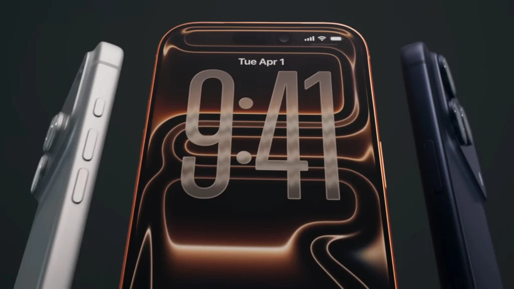 iphone-17-pro-max-front-display-cosmic-orange-liquid-glass-wallpaper