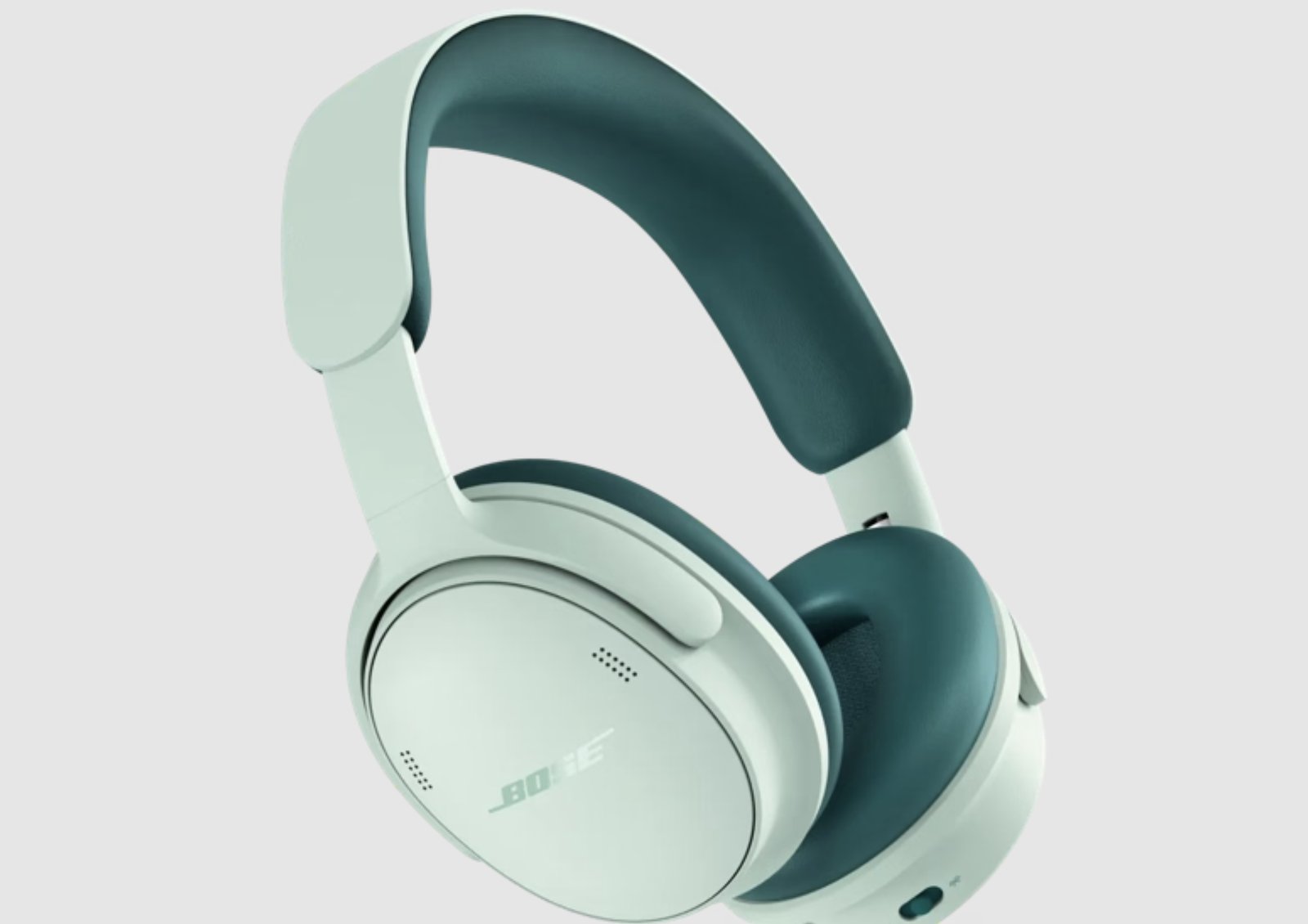Bose QuietComfort Headphones 第2世代の本体。イヤーカップ内側に差し色を入れたツートン仕上げ