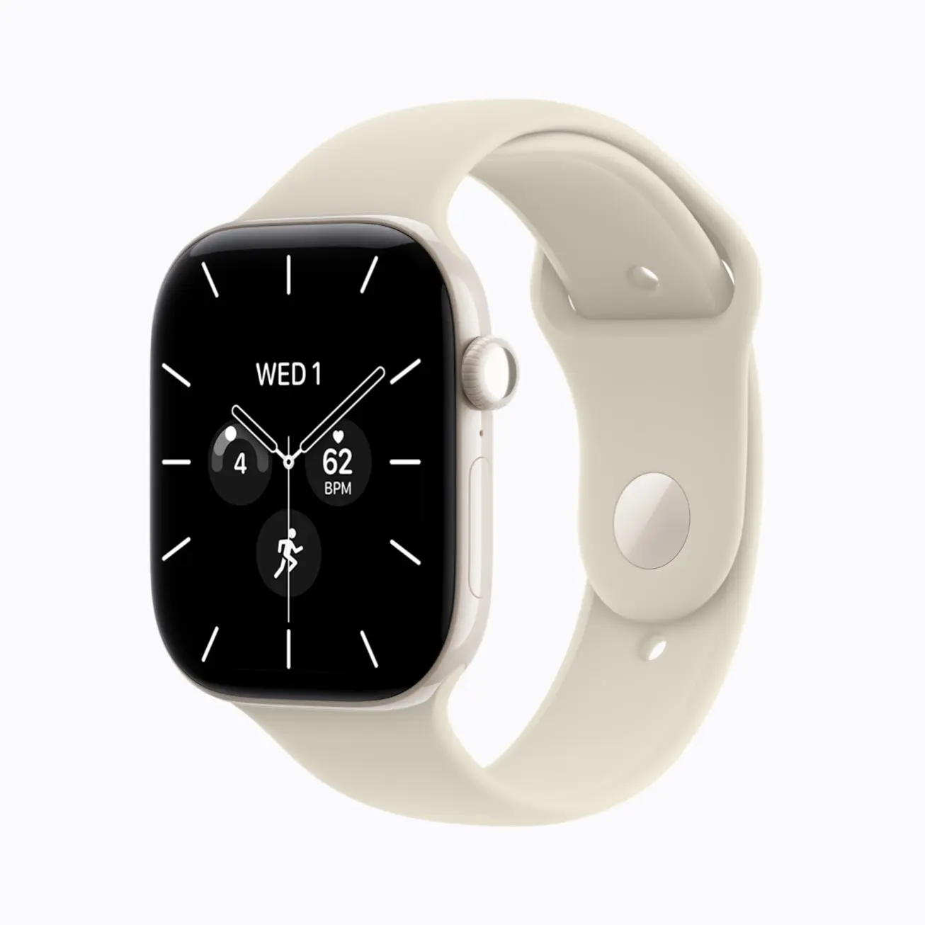 パールホワイトセラミックケースのApple Watch Series 12