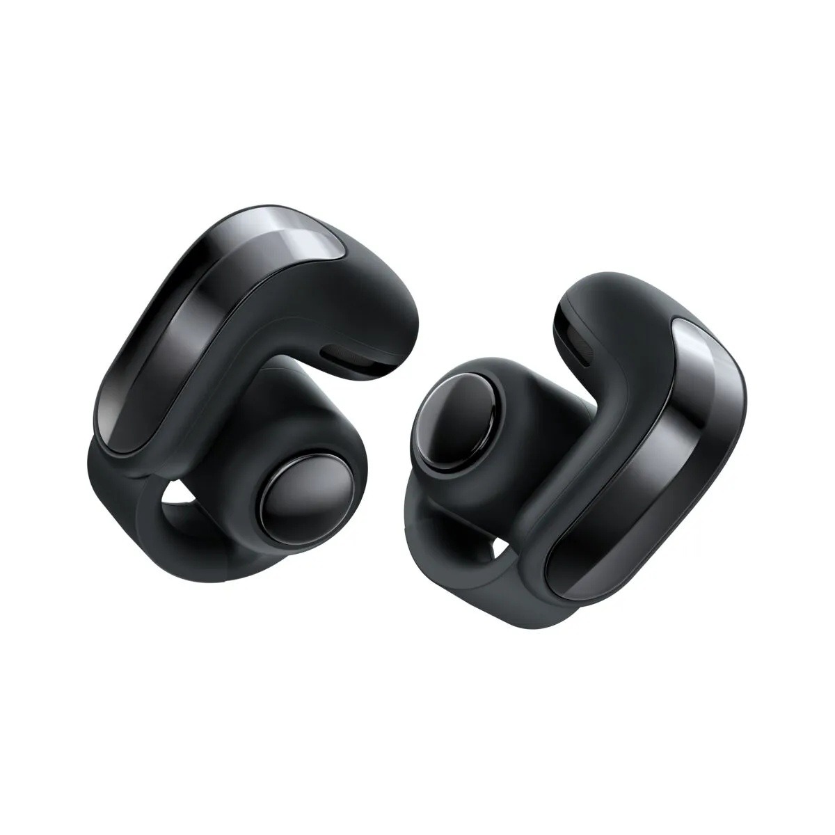 Bose Ultra Open Earbuds（第2世代）ブラックの左右2個を斜めから写した公式製品画像