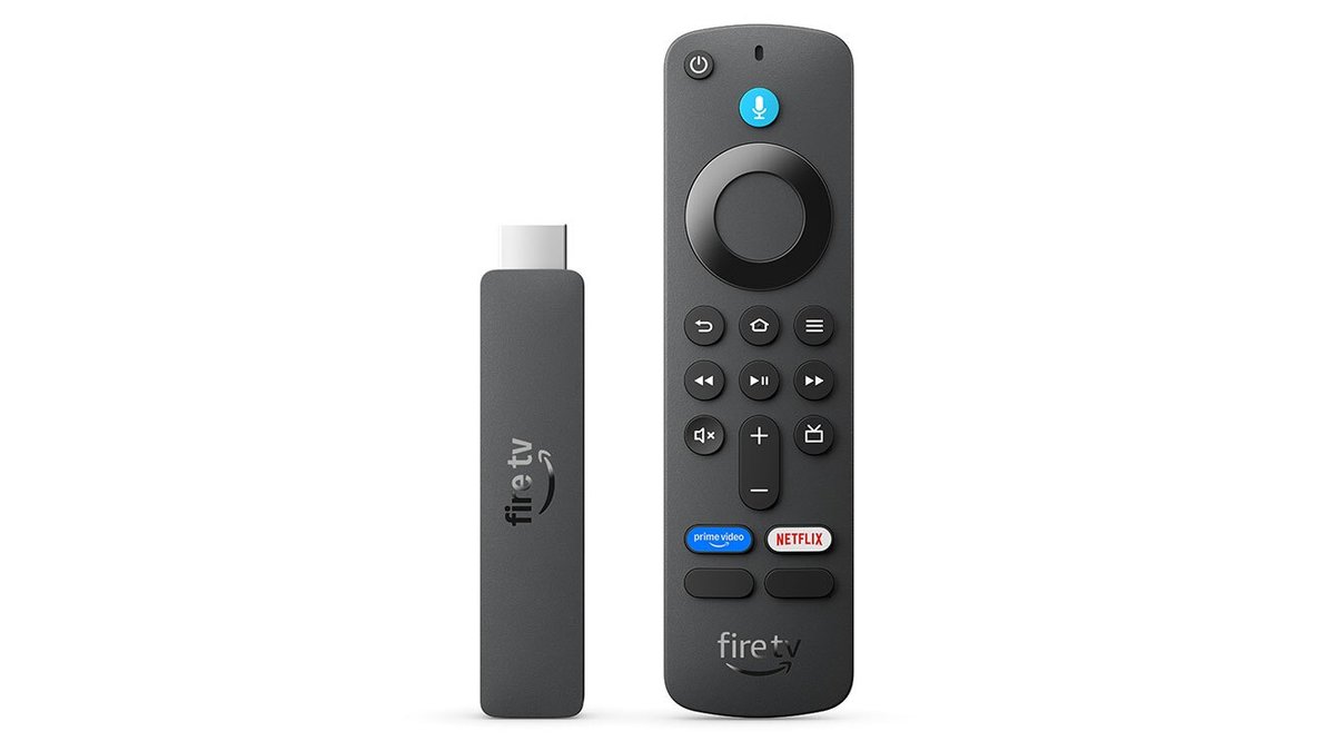 Fire TV Stick HD（2026）の本体とリモコンの公式画像