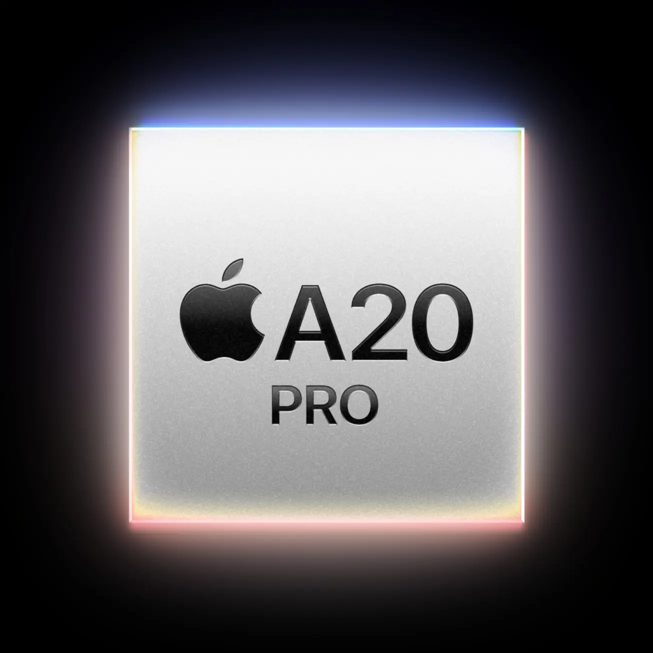 iPhone 18 Proに搭載されたA20 Proチップのロゴ