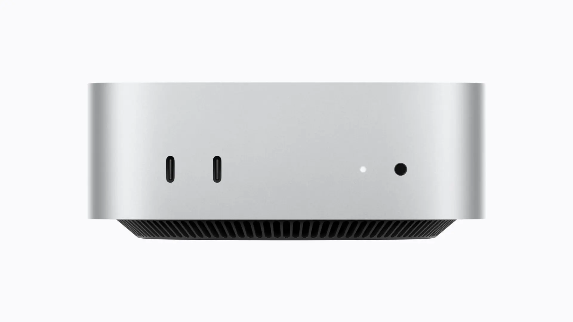 Mac mini(M6)の前面