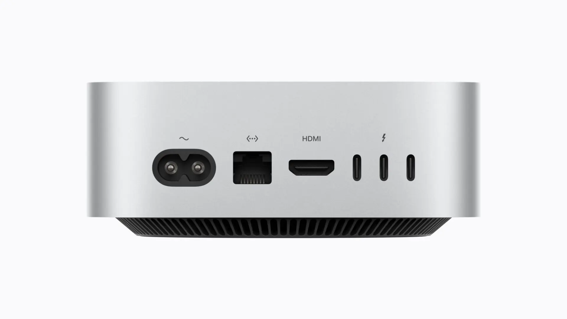Mac mini(M6)の背面ポート