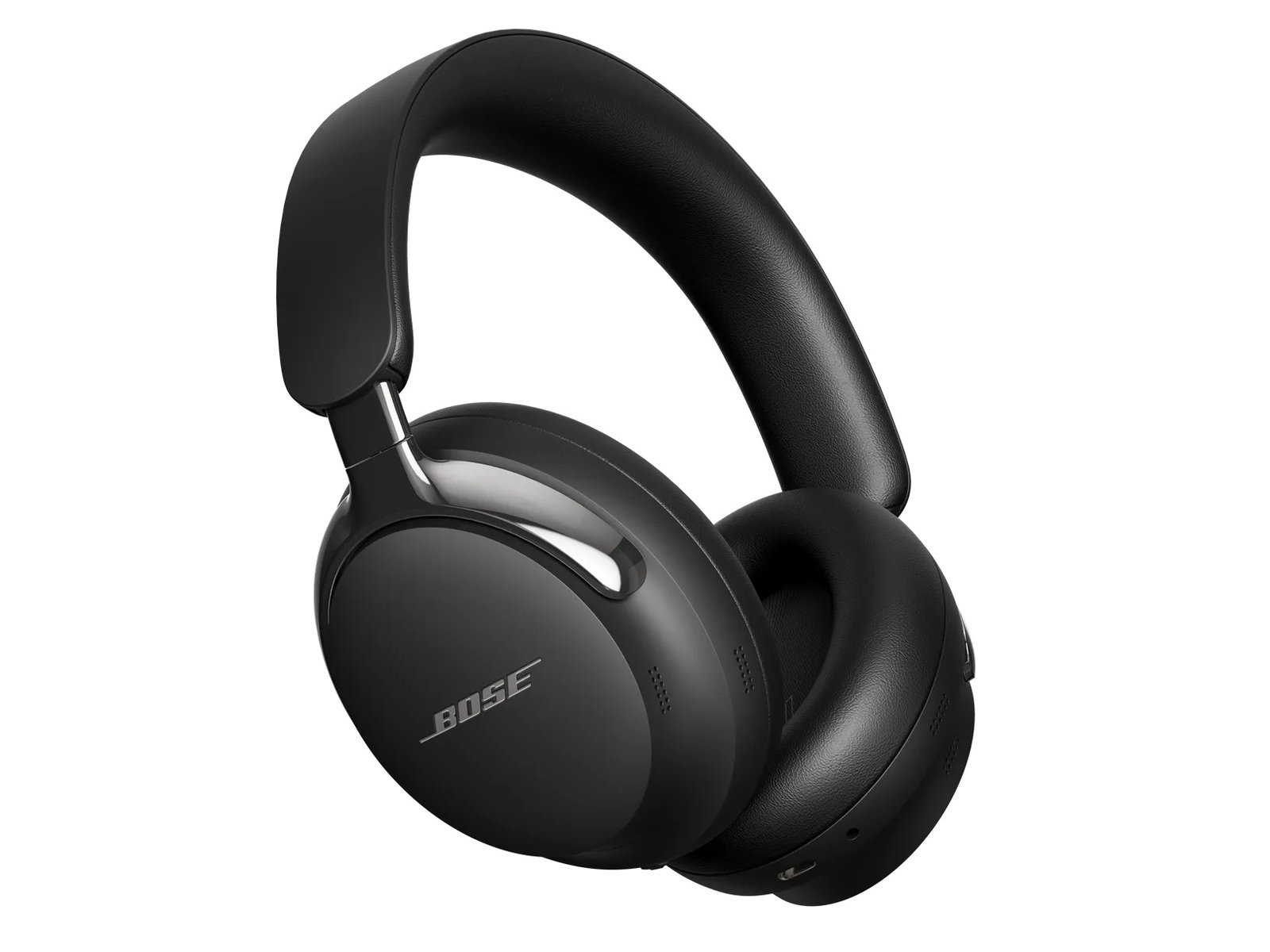 Bose QuietComfort Ultra Headphones(第2世代)のブラックを斜め前から写した公式画像